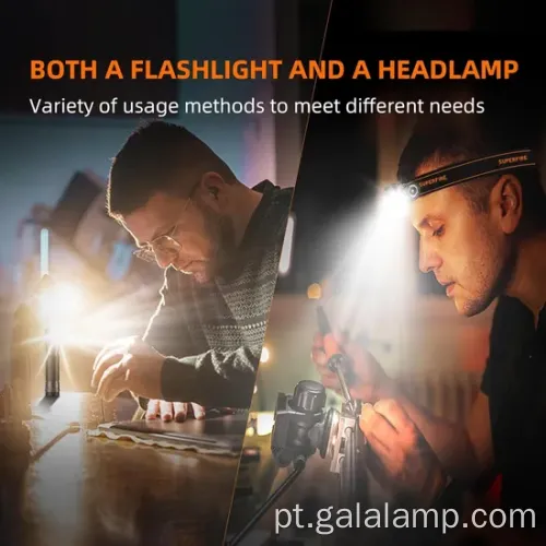 Luz de acampamento de LED de clipe compacto